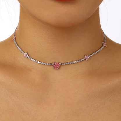 Silver Heart Flower Checker