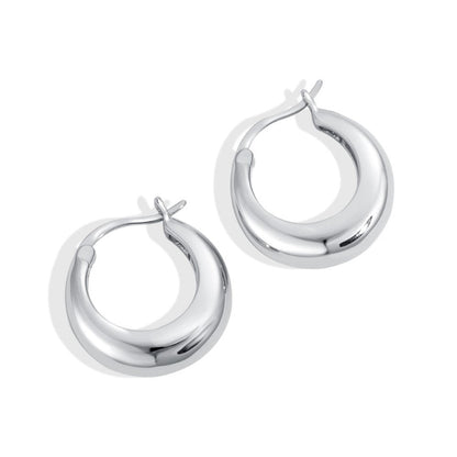 Voluminous Gold Huggie Hoops

