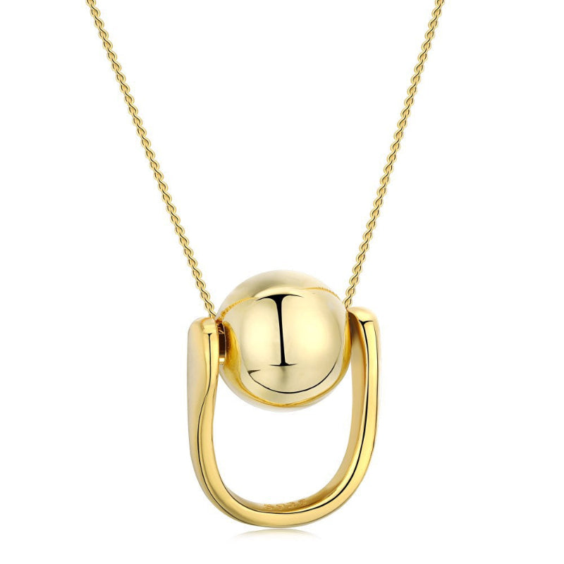Architectural Statement Orb Necklace

