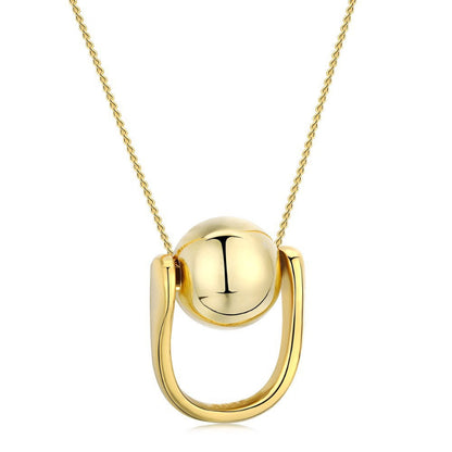 Architectural Statement Orb Necklace

