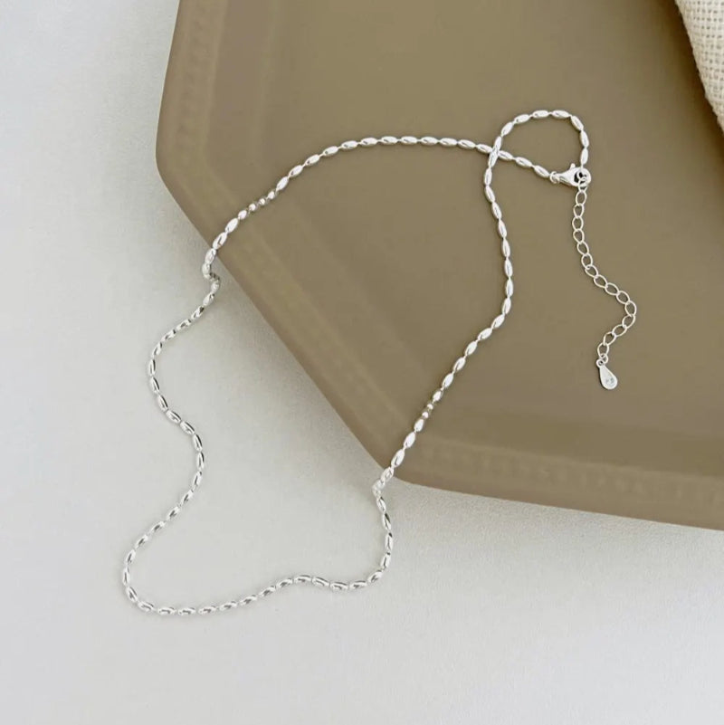 Playful Oval Beaded Chain