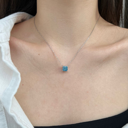 Unique Square Zirconia Pendant