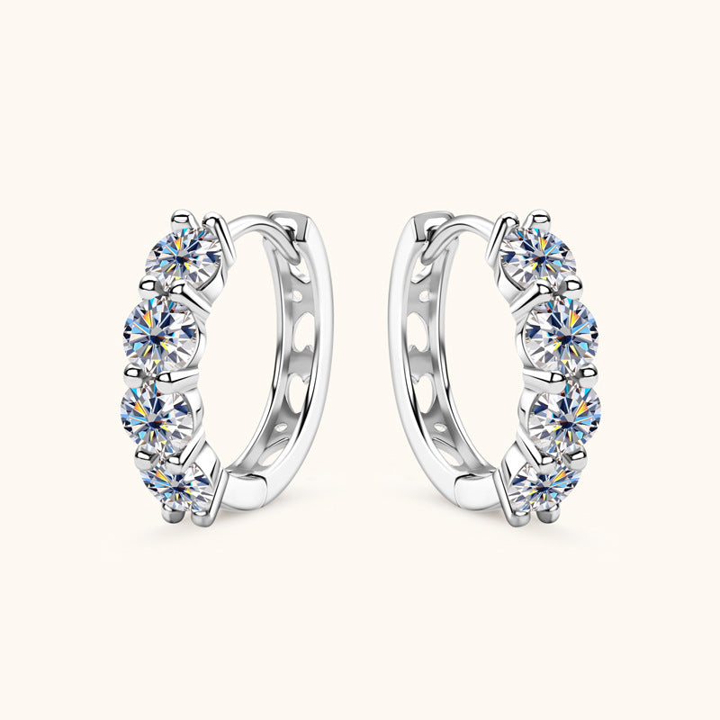 Diamond Hoop Earrings