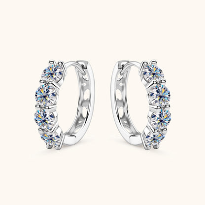 Diamond Hoop Earrings