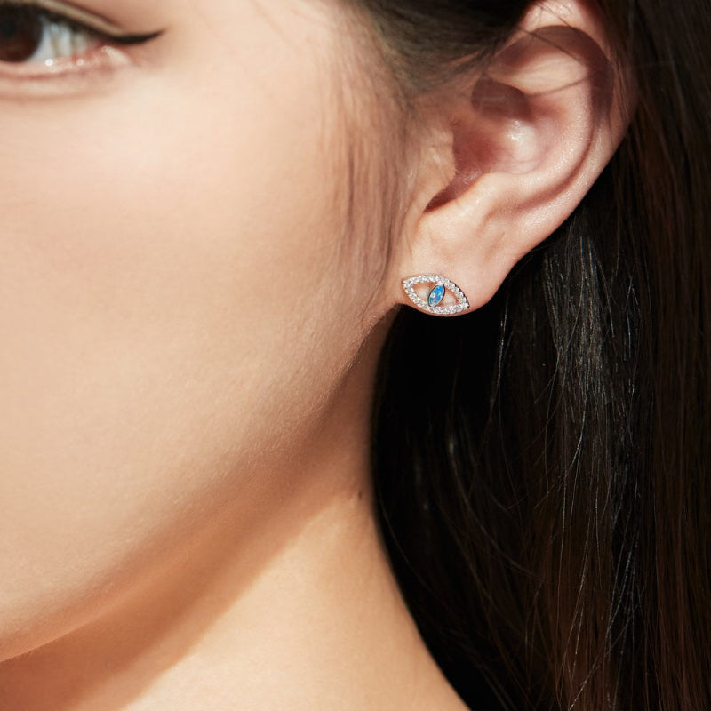 Turkish Evil Eye Earrings

