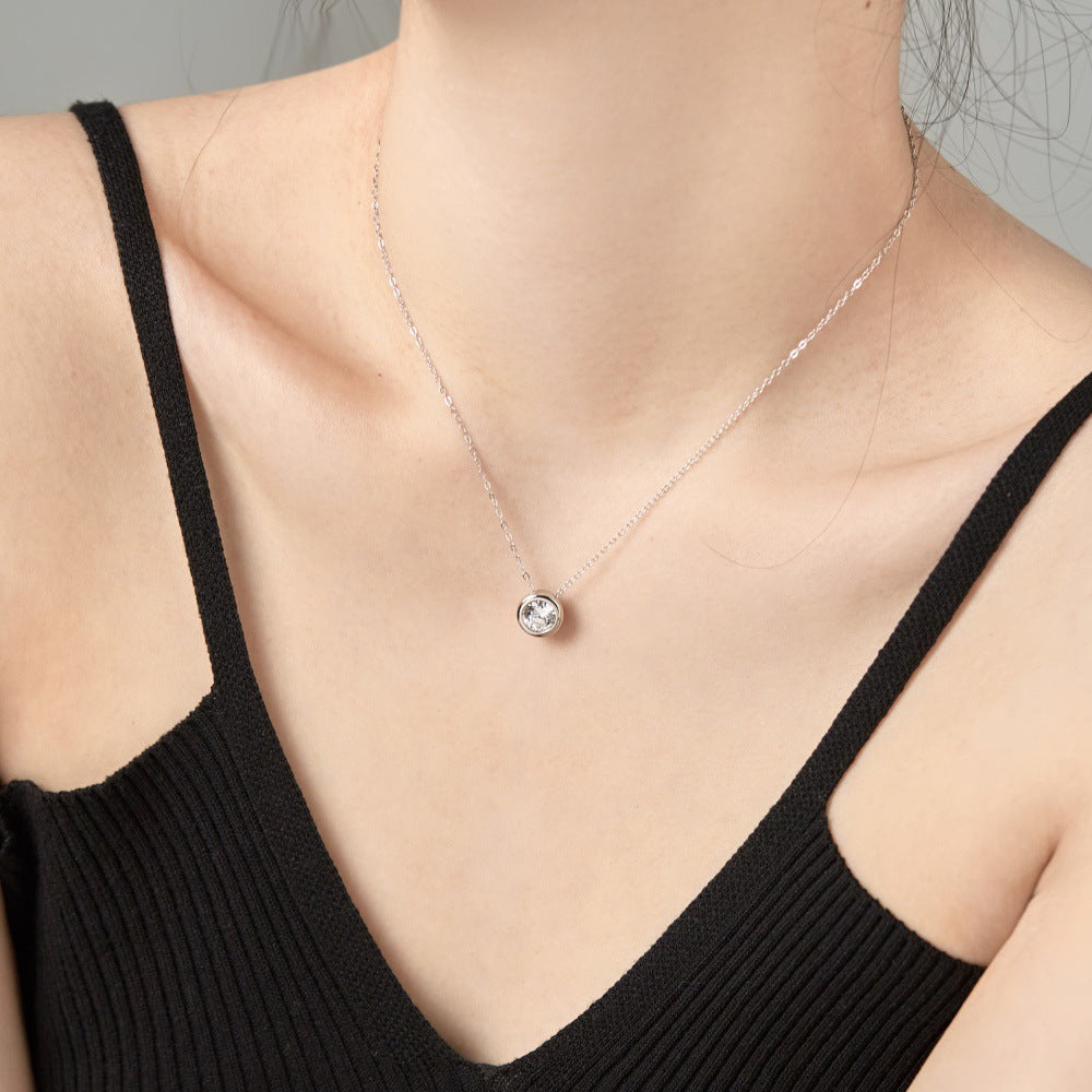 Dainty Delicate Zirconia Necklace