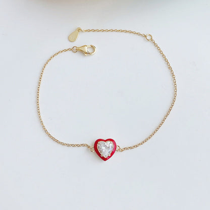925 silver link bracelet