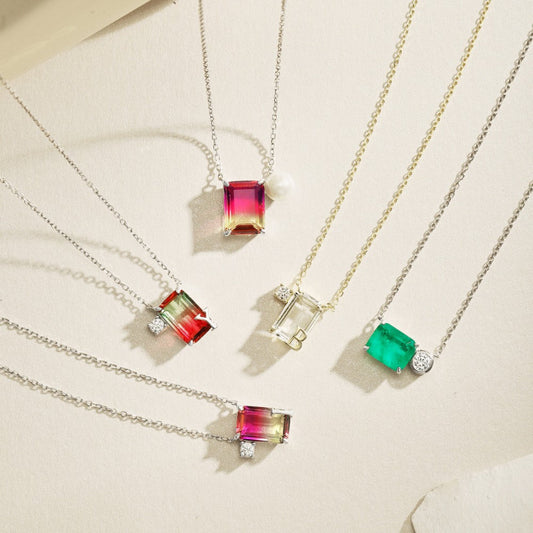 a letter diamond pendant