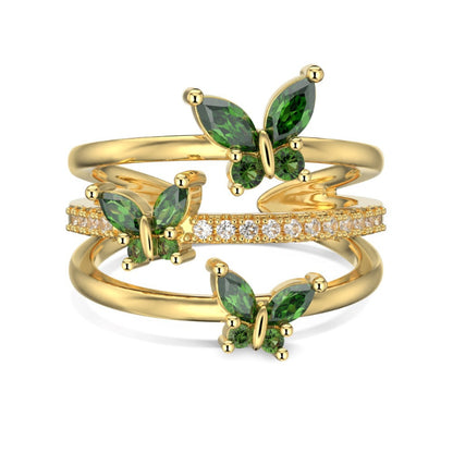 Butterfly Swirl Ring

