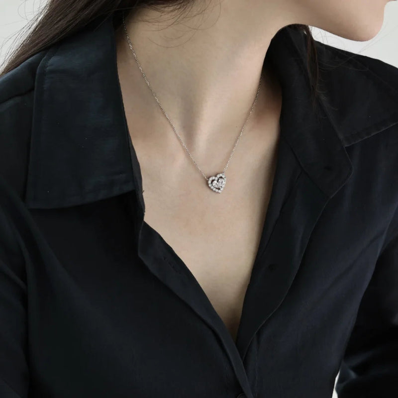 Romantic Pink Heart Jewelry