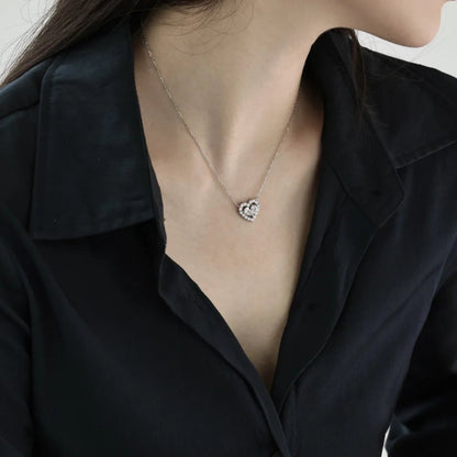 Romantic Pink Heart Jewelry