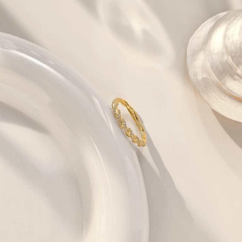 Bohemian Silver Wedding Bands