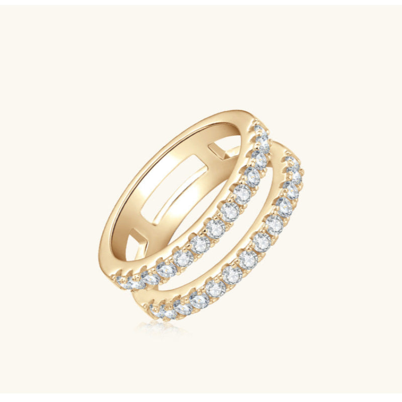 Versatile Elegant Double Band Ring

