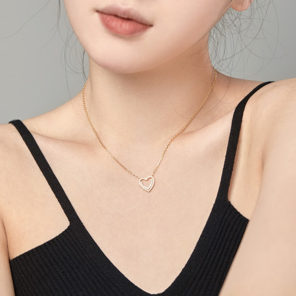 Trendy Heart Necklace