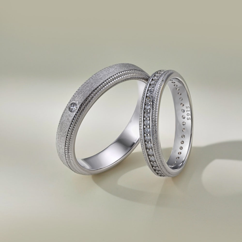 Romantic Wedding Ring Set