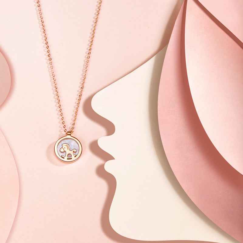rocking horse pendant