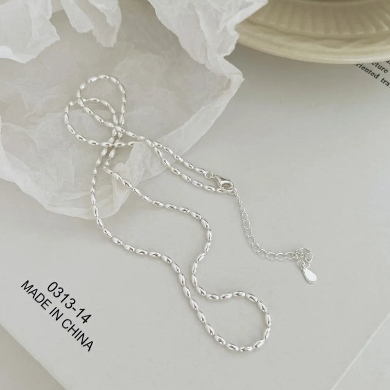 Luxurious Oval Beaded Chain