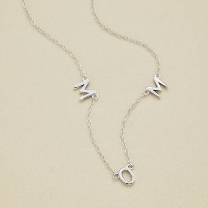 Luxurious Look Mom Pendant Necklace