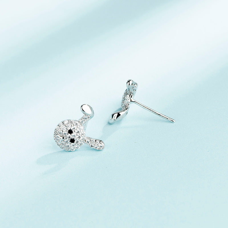 Dainty Rabbit Stud Earrings

