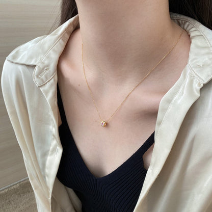 Elegant Three-Row Crystal Pendant

