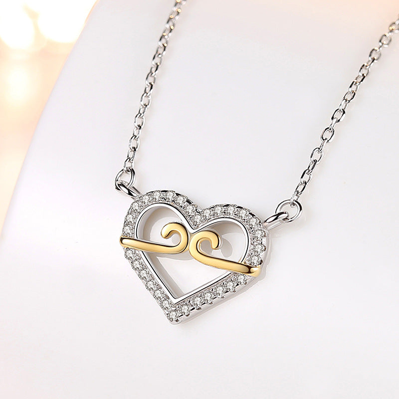 Elegant Dual-Tone Heart
