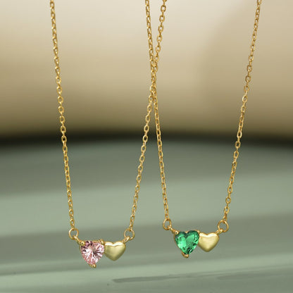 Dazzling Heart Pendant Necklace