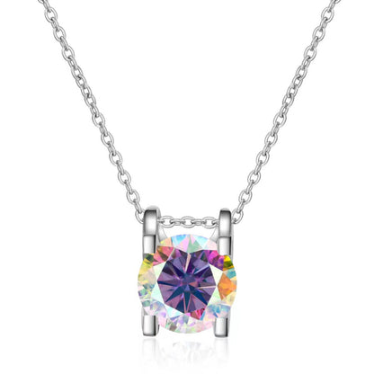 A/B Moissanite necklace for women