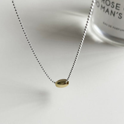 Elegant Barrel Bead Slider Necklace

