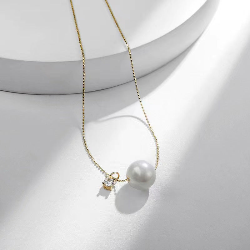 Boho Pearl Zirconia Necklaces
