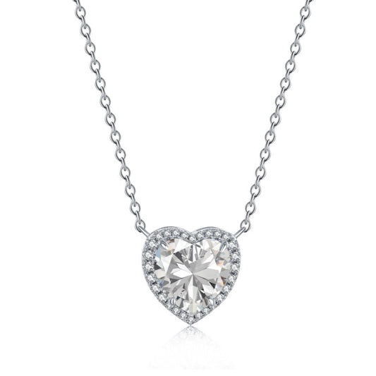 Sparkling Diamond Heart Pendant

