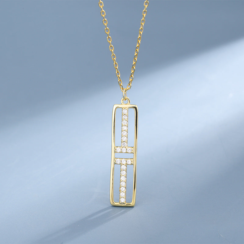 Dazzling Rectangular Necklace
