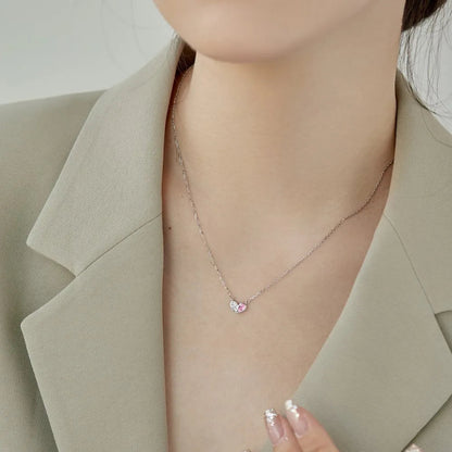 Contemporary Silver Paperclip Lariat

