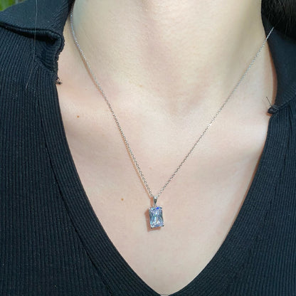 Zircon Solitaire Necklace