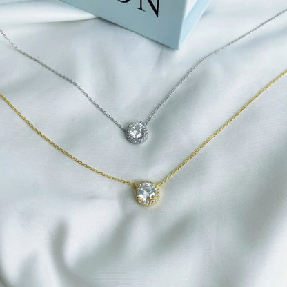 Sparkling Halo Solitaire Jewelry