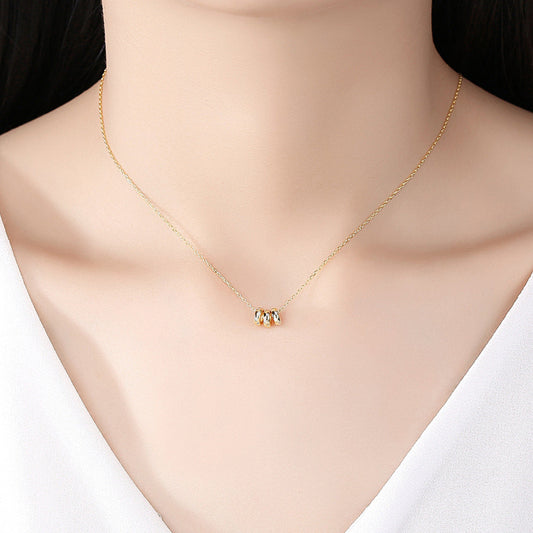 ballerina bead necklace
