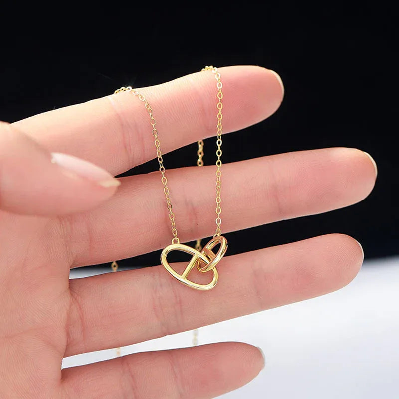 Nala Pig Nose Necklace S925 Silver | 18K Gold Plated | JIMMY JEWELRY