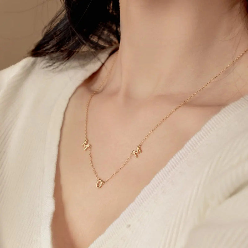 Classic Chic Mom Pendant Necklace