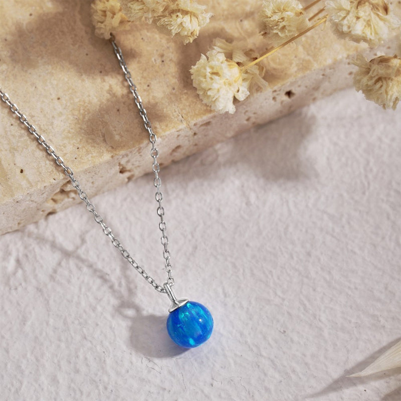 Stunning Statement Opal Chain Necklace