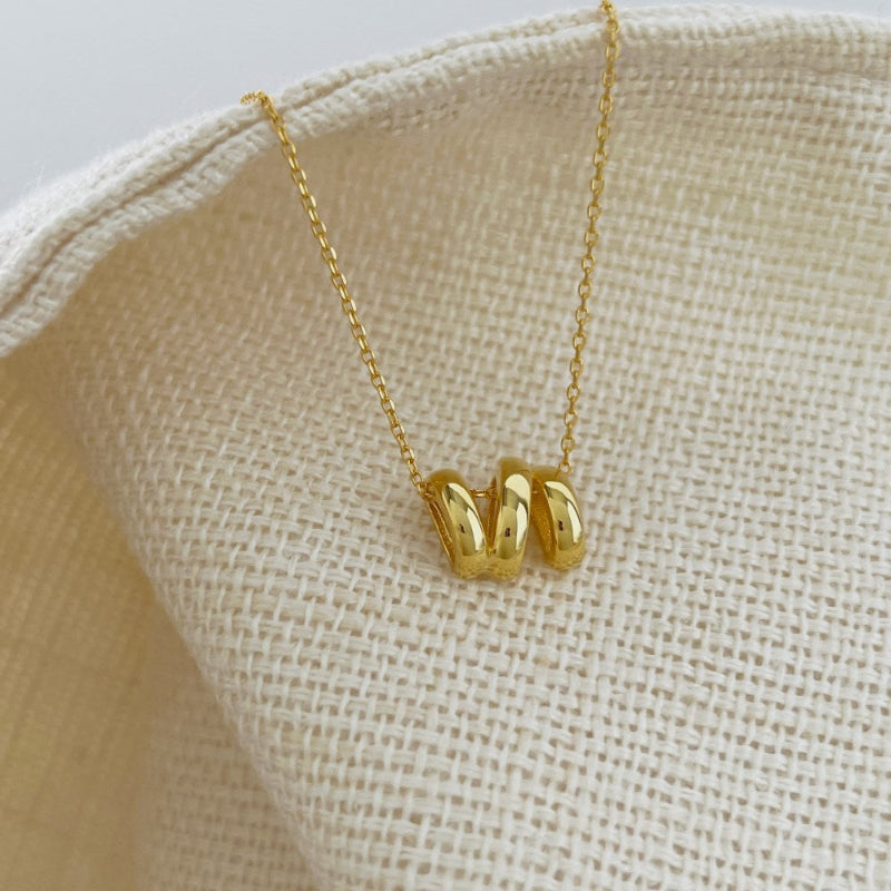 Vintage Circle Pendant Necklace