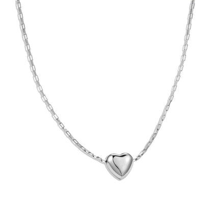 Elegant Korean Heart Pearl Necklace