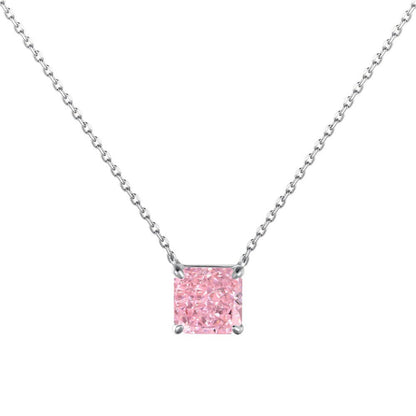 Show-Stopping Square Zirconia Pendant