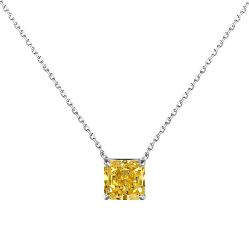 Alluring Square Zirconia Pendant