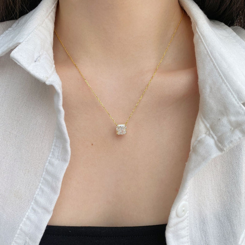 Occasional Square Zirconia Pendant