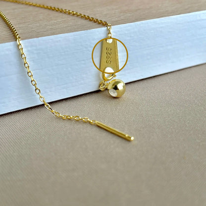 Gleaming Gold Drop Chain

