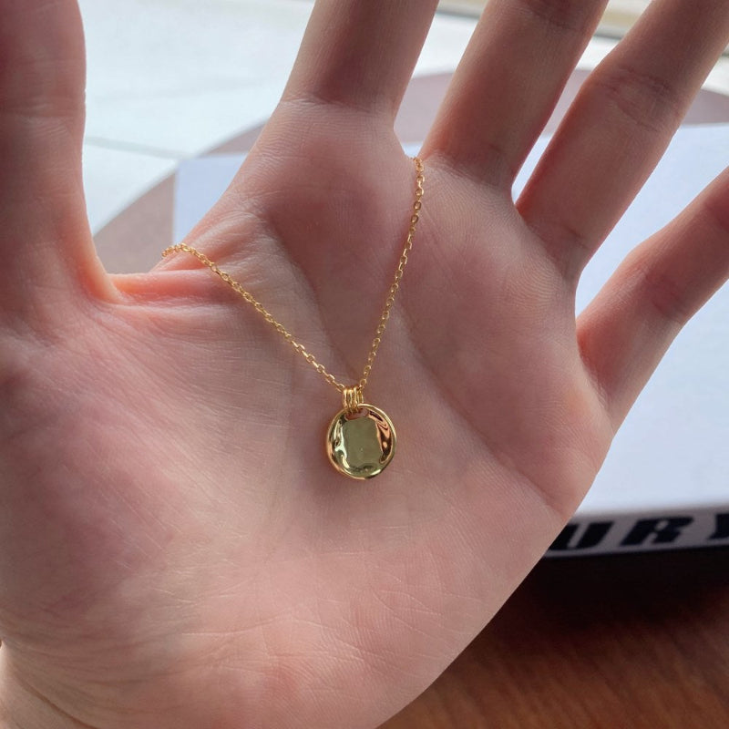 Gold and Link Chain Necklace

