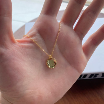 Gold and Link Chain Necklace

