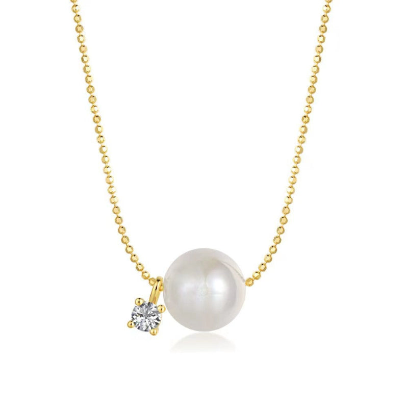 Layered Pearl Zirconia Necklaces