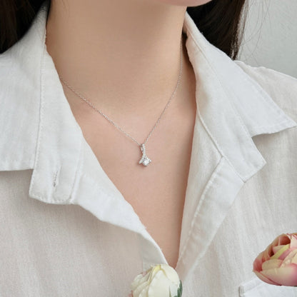 Timeless Bell-Shaped Sparkle Necklace

