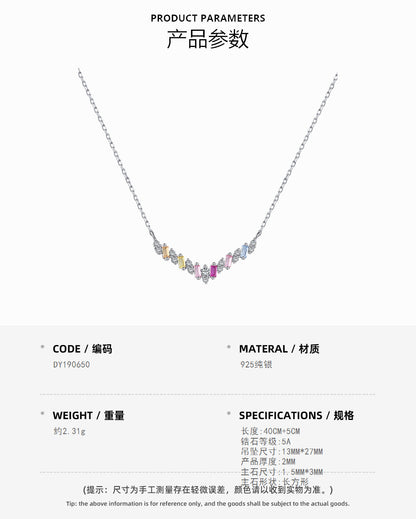 Fashionable Rainbow Arch Necklace

