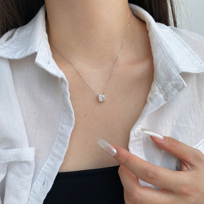 Bohemian Square Zirconia Pendant